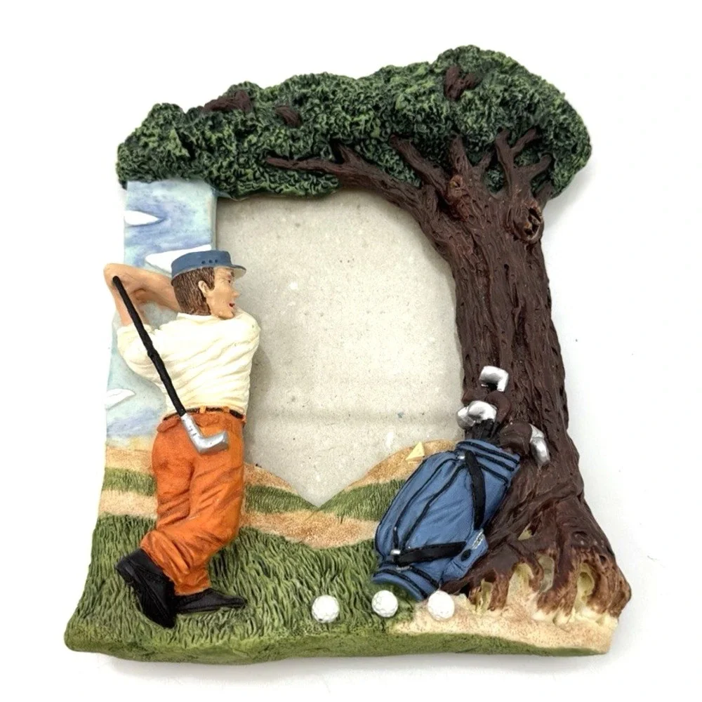 Golf Photo Frame for That Favorite Golfer Three-Dimensional for 3.5 x 5 Photo